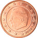 Belgien, 5 Euro Cent, 2000, Brussels, UNZ, Copper Plated Steel, KM:226