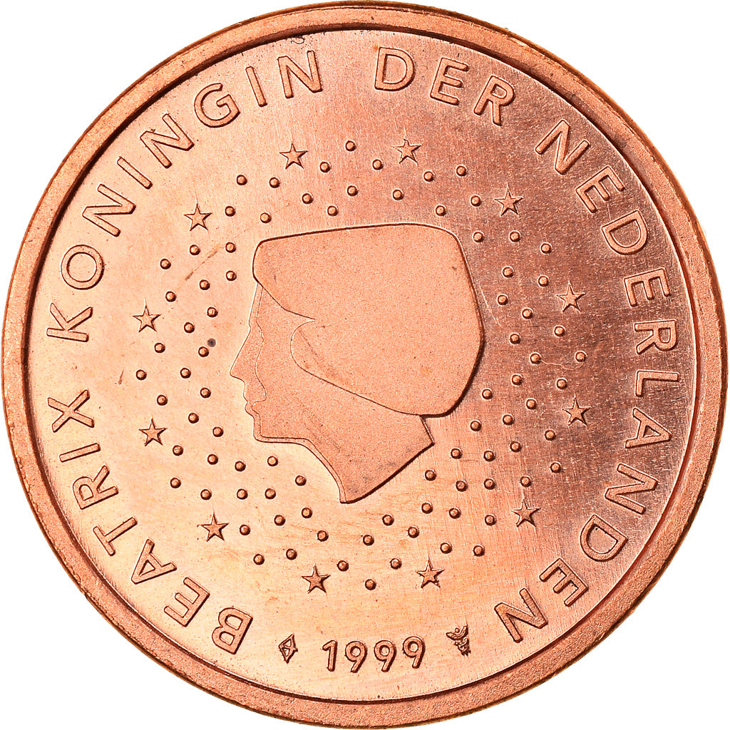 Netherlands, 5 Euro Cent, 1999, BE, MS(63), Copper Plated Steel, KM:New