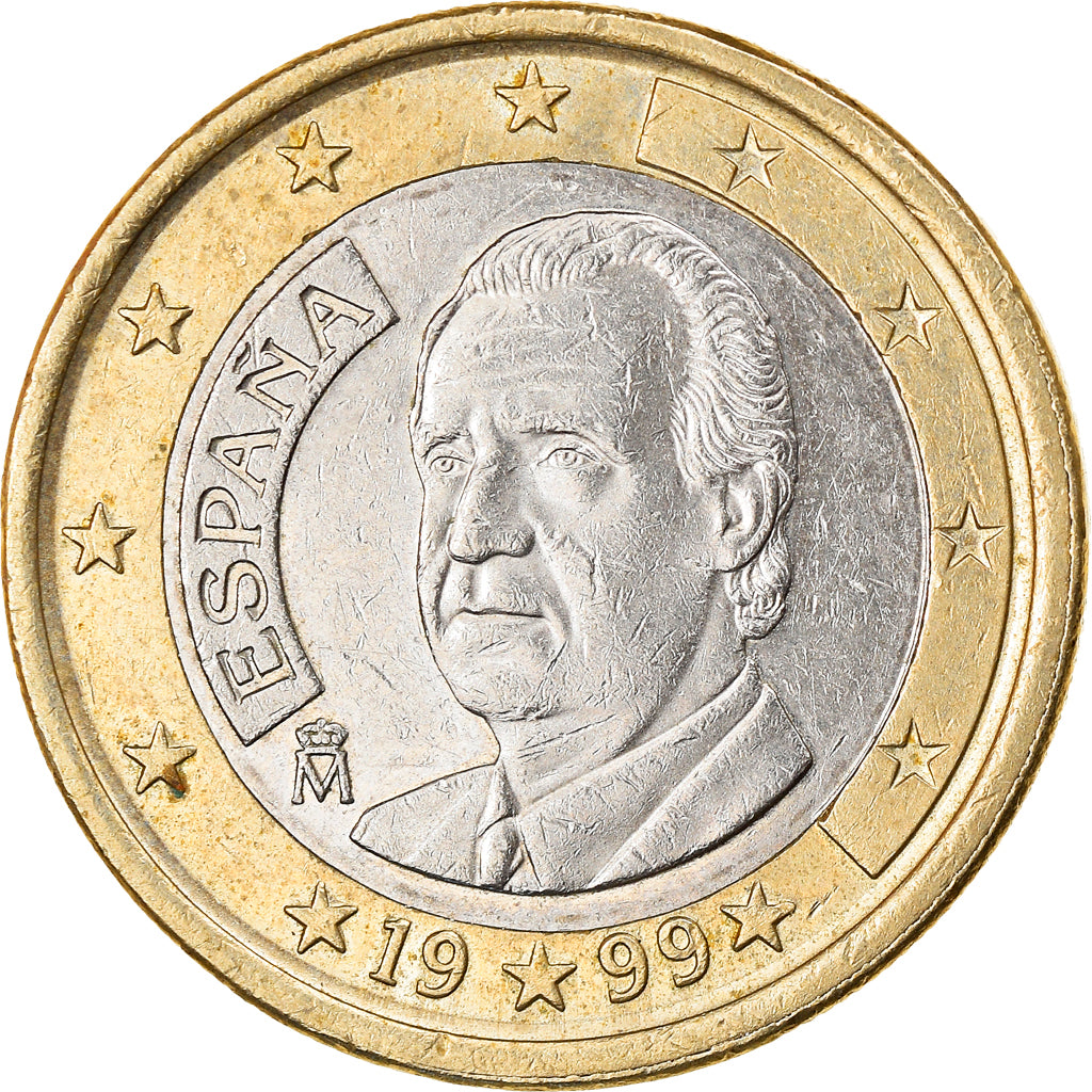 Spain, Euro, 1999, Madrid, EF(40-45), Bi-Metallic, KM:1046