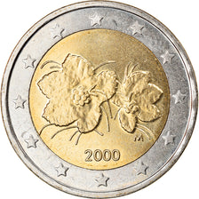 Finlândia, 2 Euro, 2000, Vantaa, AU(50-53), Bimetálico, KM:105