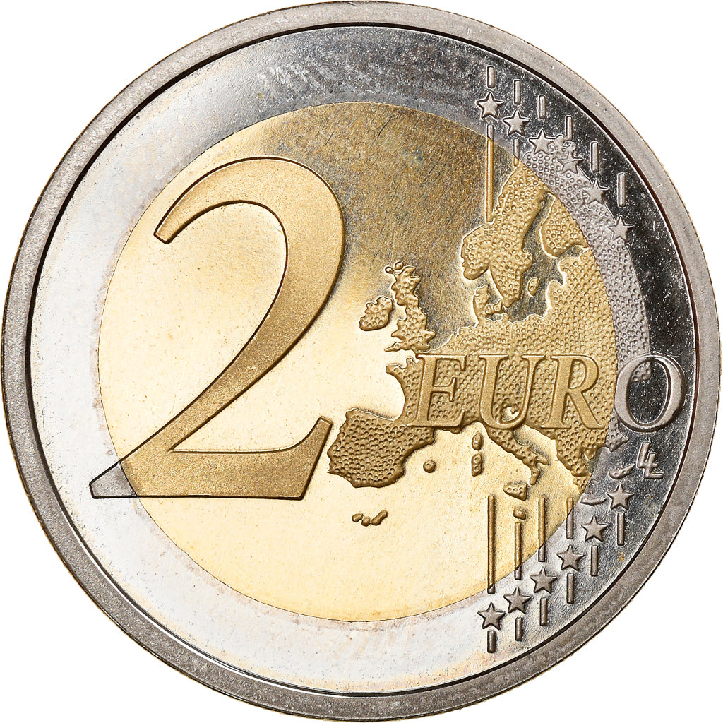 Monaco, 2 Euro, Prince Albert, 2010, Paris, BE, MS(65-70), Bi-Metallic, KM:195