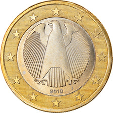 GERMANY - FEDERAL REPUBLIC, Euro, 2010, Hambourg, MS(63), Bi-Metallic, KM:257