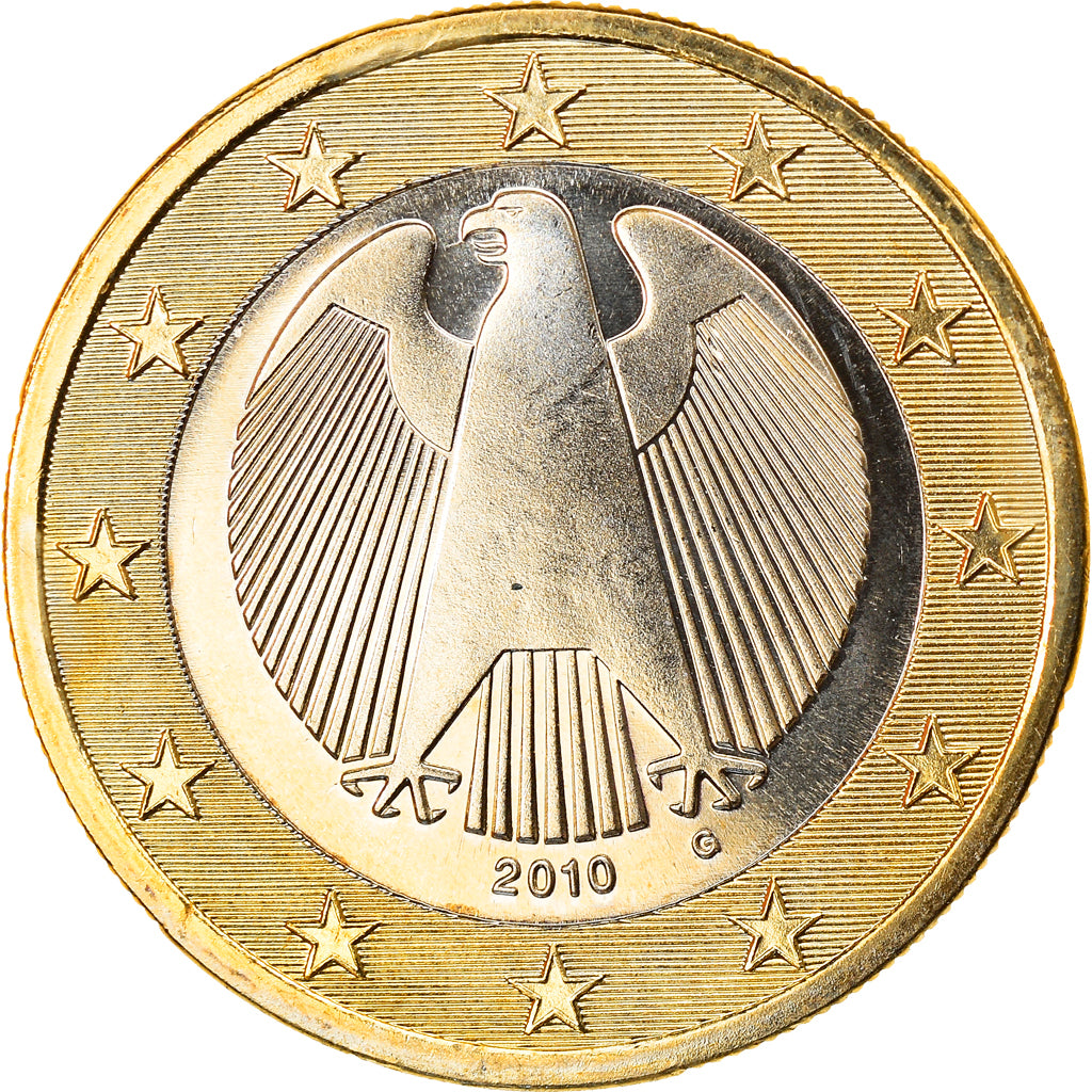 République fédérale allemande, Euro, 2010, Karlsruhe, SPL, Bi-Metallic