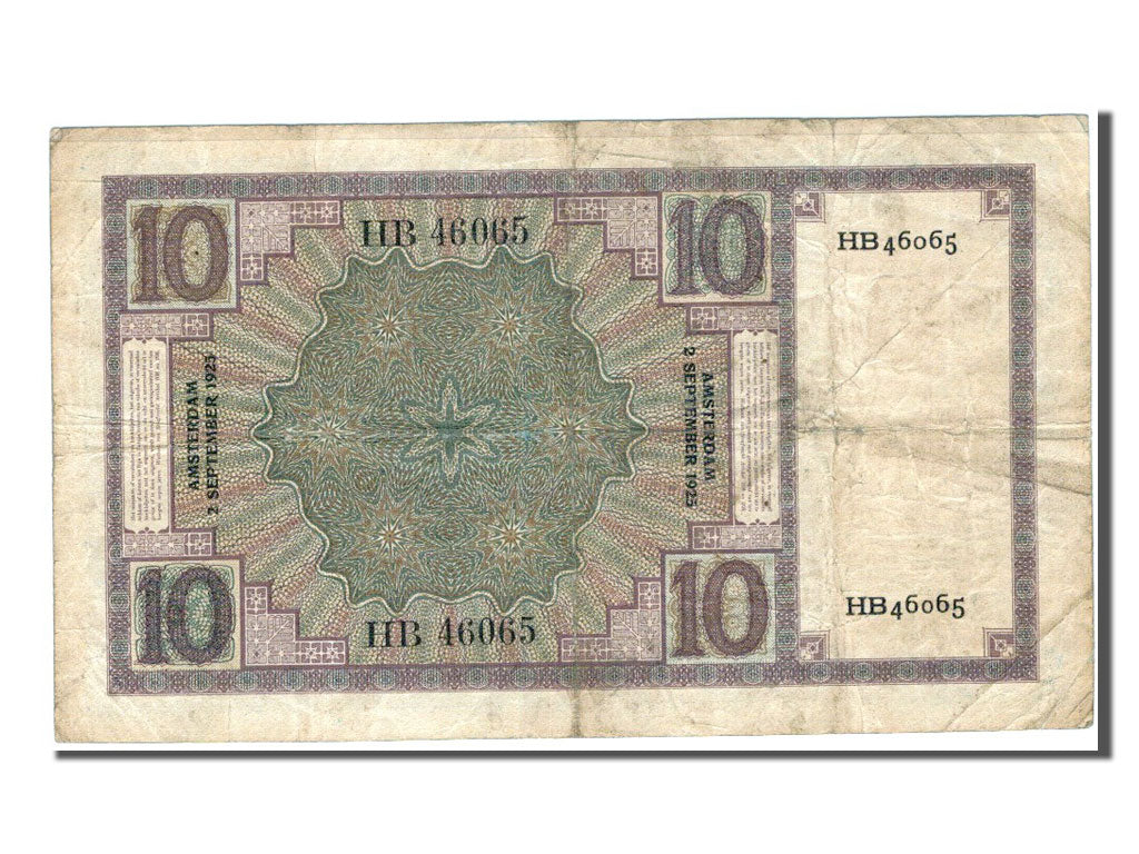 Netherlands, 10 Gulden, 1925, VF(20-25), HB46065
