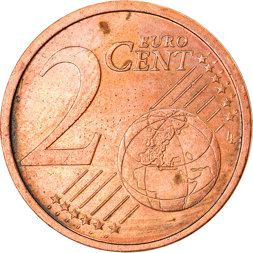 ALEMANHA - REPÚBLICA FEDERAL, 2 Euro Cent, 2002, Munich, EF(40-45), Aço