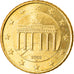 GERMANY - FEDERAL REPUBLIC, 50 Euro Cent, 2002, Karlsruhe, EF(40-45), Brass