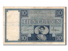 Netherlands, 10 Gulden, 1929, KM #43b, VF(20-25), RA050787