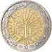 France, 2 Euro, 1999, Paris, EF(40-45), Bi-Metallic, KM:1289