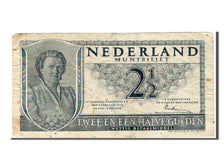 Billete, 2 1/2 Gulden, 1949, Países Bajos, BC+