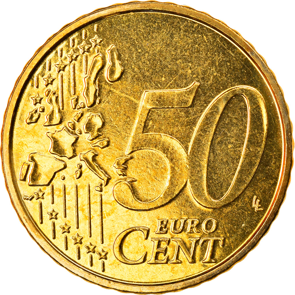 Belgique, 50 Euro Cent, 2003, Bruxelles, SPL, Laiton, KM:229