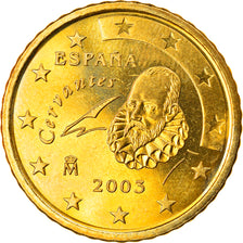 Spain, 50 Euro Cent, 2003, Madrid, MS(63), Brass, KM:1045