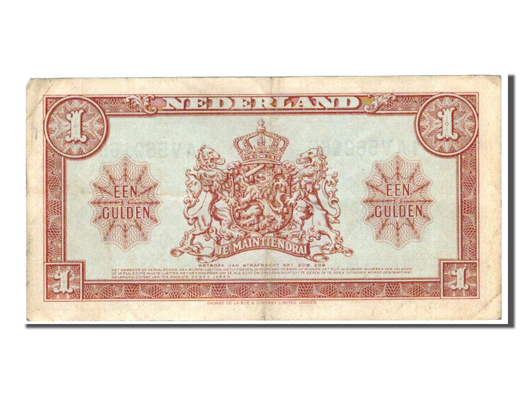 Banknote, Netherlands, 1 Gulden, 1945, EF(40-45)