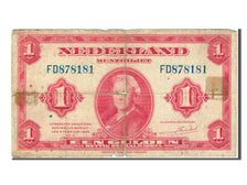 Netherlands, 1 Gulden, 1943, KM #64a, VG(8-10), FD878181