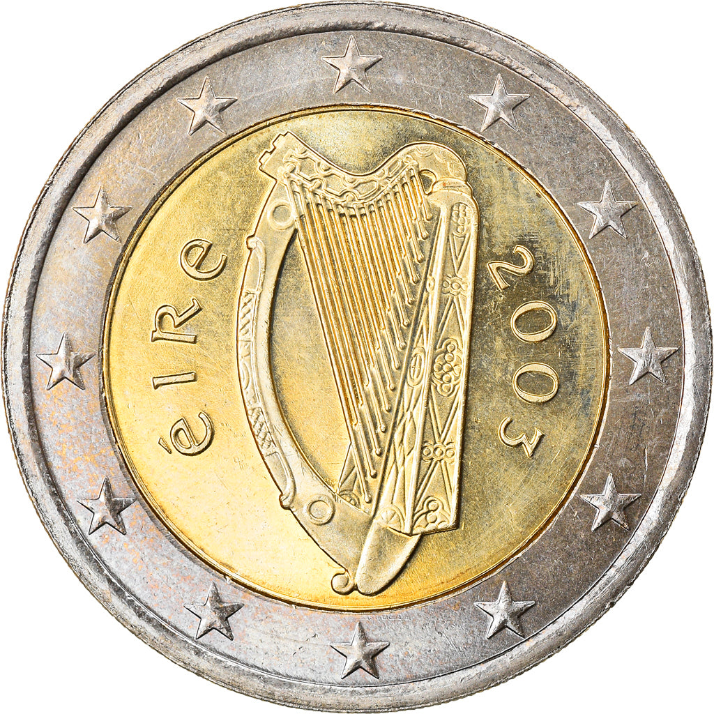 IRELAND REPUBLIC, 2 Euro, 2003, Sandyford, MS(63), Bi-Metallic, KM:39