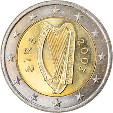 IRELAND REPUBLIC, 2 Euro, 2003, Sandyford, MS(63), Bi-Metallic, KM:39