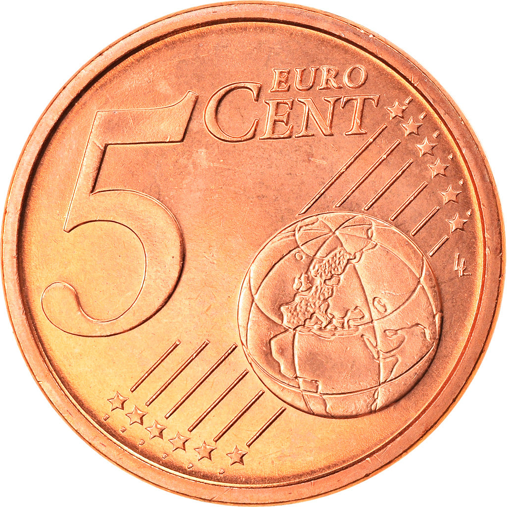 Italy, 5 Euro Cent, 2003, Rome, MS(63), Copper Plated Steel, KM:212