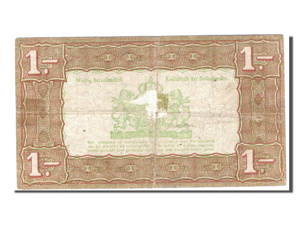 Banknote, Netherlands, 1 Gulden, 1938, VF(20-25)