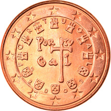 Portugal, 5 Euro Cent, 2003, Lisbon, MS(63), Copper Plated Steel, KM:742