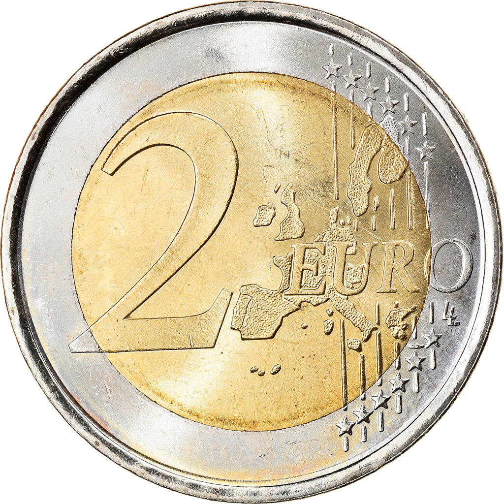 Spain, 2 Euro, 2004, Madrid, AU(50-53), Bi-Metallic, KM:1047