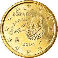 Spain, 50 Euro Cent, 2004, Madrid, MS(63), Brass, KM:1045