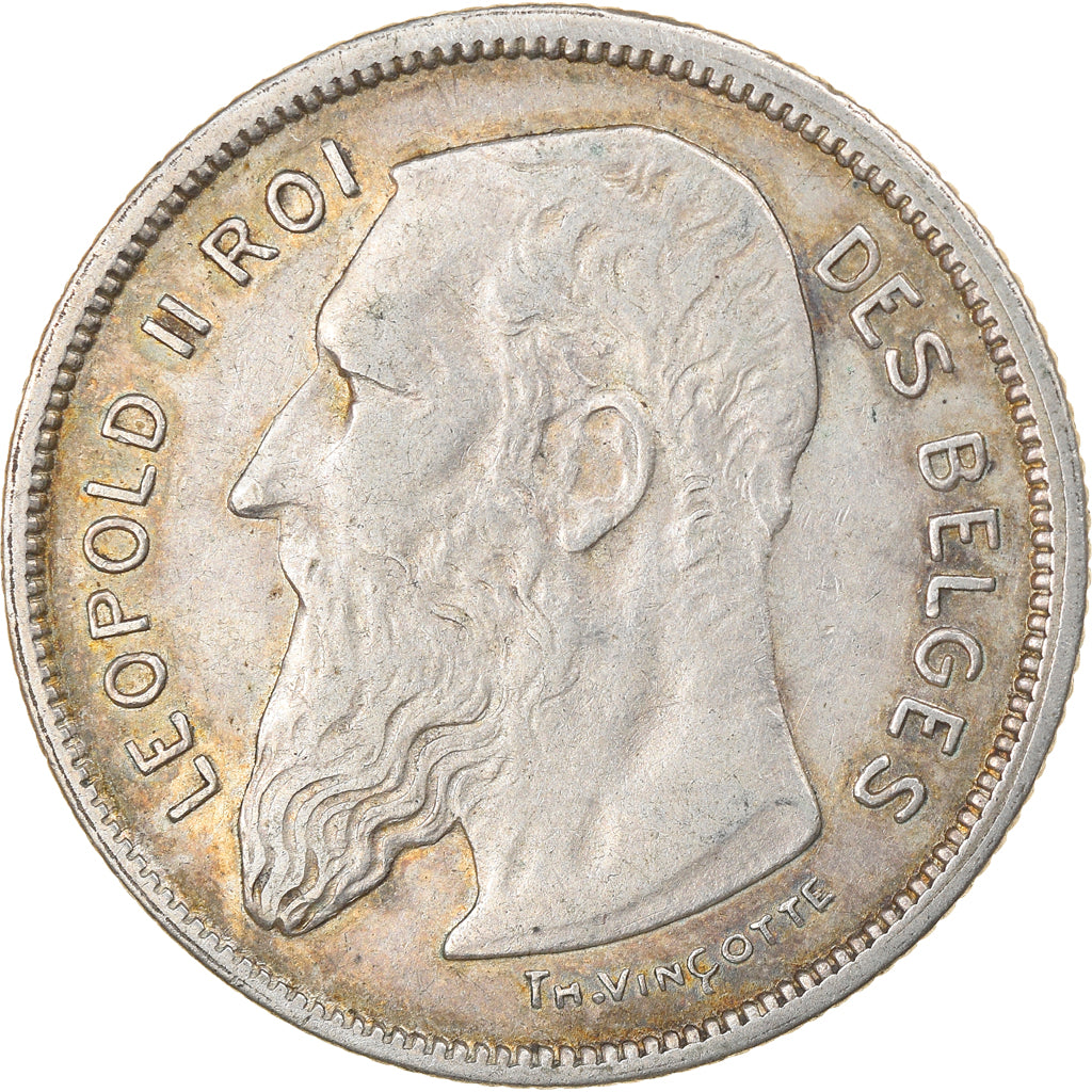 Coin, Belgium, 2 Francs, 2 Frank, 1904, AU(50-53), Silver, KM:58.1