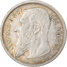 Munten, België, 2 Francs, 2 Frank, 1904, ZF+, Zilver, KM:58.1