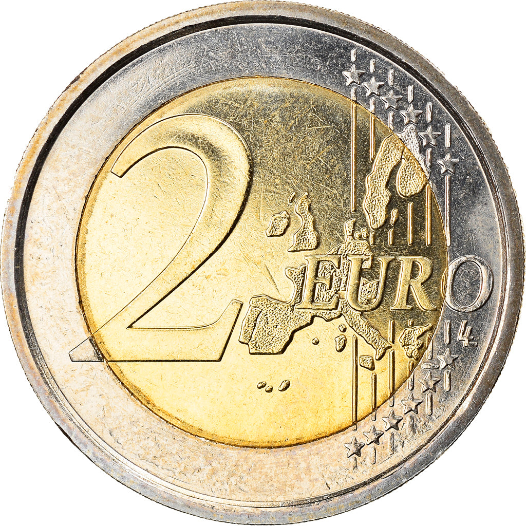 Italy, 2 Euro, 2004, Rome, MS(63), Bi-Metallic, KM:217