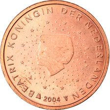 Paesi Bassi, 2 Euro Cent, 2004, Utrecht, BB+, Acciaio placcato rame, KM:235