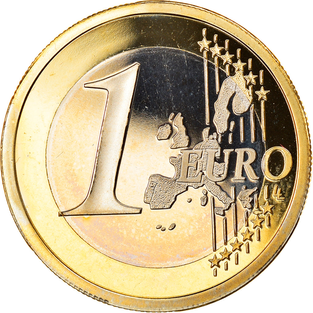 Monaco, Euro, Prince Rainier III, 2004, Paris, BE, MS(65-70), Bi-Metallic