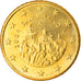 San Marino, 50 Euro Cent, 2004, Rome, MS(63), Brass, KM:445