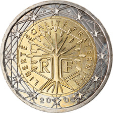 France, 2 Euro, 2004, Paris, MS(63), Bi-Metallic, Gadoury:8., KM:1289