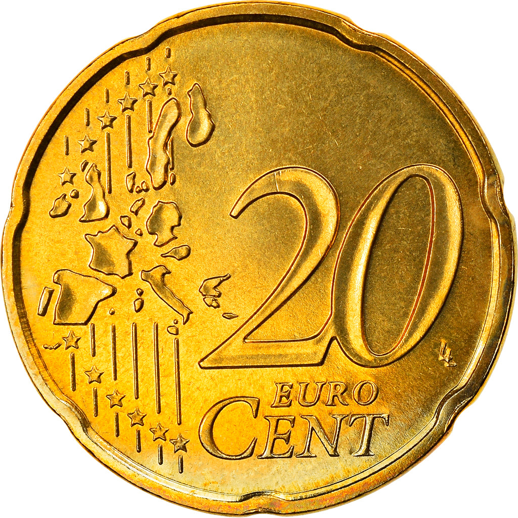Francia, 20 Euro Cent, 2004, Paris, SPL, Ottone, Gadoury:5., KM:1286