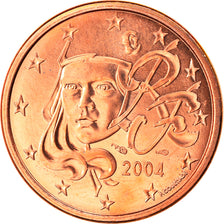 France, 5 Euro Cent, 2004, Paris, MS(63), Copper Plated Steel, Gadoury:3