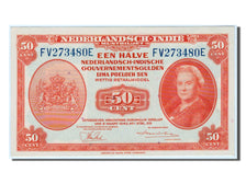Netherlands Indies, 50 Cents, 1943, KM #110a, UNC(64), FV