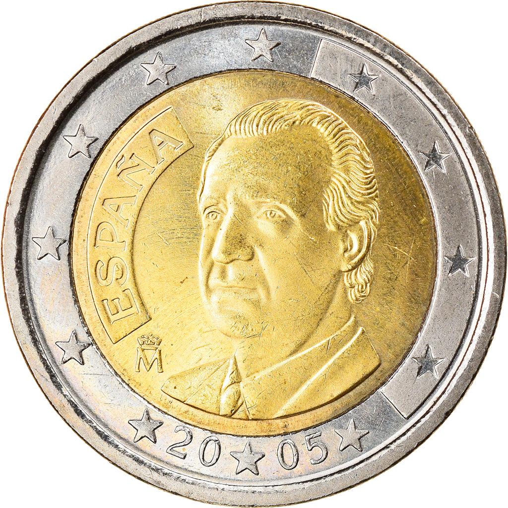 Spain, 2 Euro, 2005, Madrid, MS(63), Bi-Metallic, KM:1047