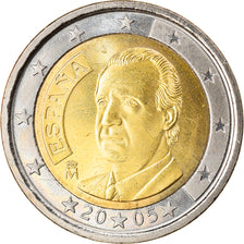 Spain, 2 Euro, 2005, Madrid, MS(63), Bi-Metallic, KM:1047