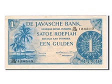 Netherlands Indies, 1 Gulden, 1948, KM #98, AU(55-58), B/68