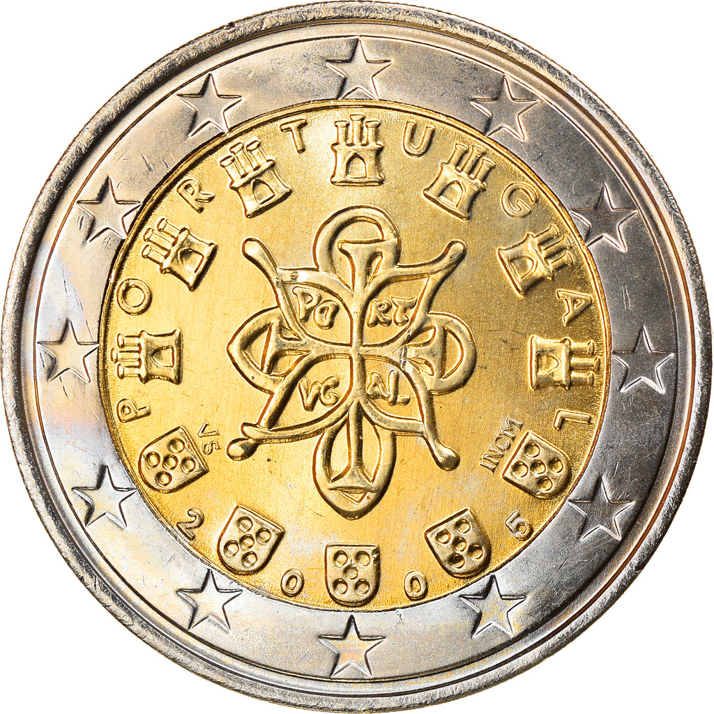 Portugal, 2 Euro, 2005, Lisbon, MS(63), Bi-Metallic, KM:747
