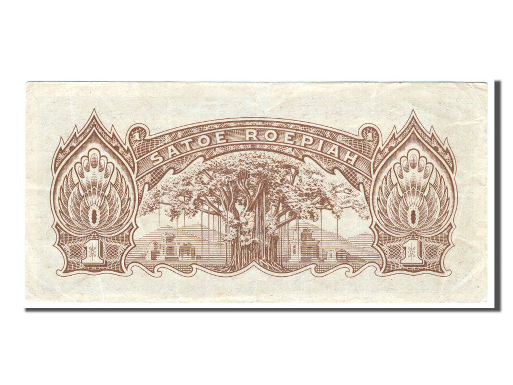 INDIE OLANDESI, 1 Roepiah, 1944, BB
