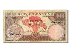 Indonesia, 100 Rupiah, 1959, KM #69, EF(40-45), 100KA