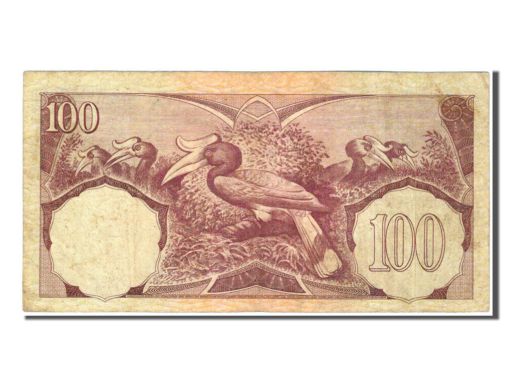Indonesia, 100 Rupiah, 1959, KM #69, EF(40-45), 100KA