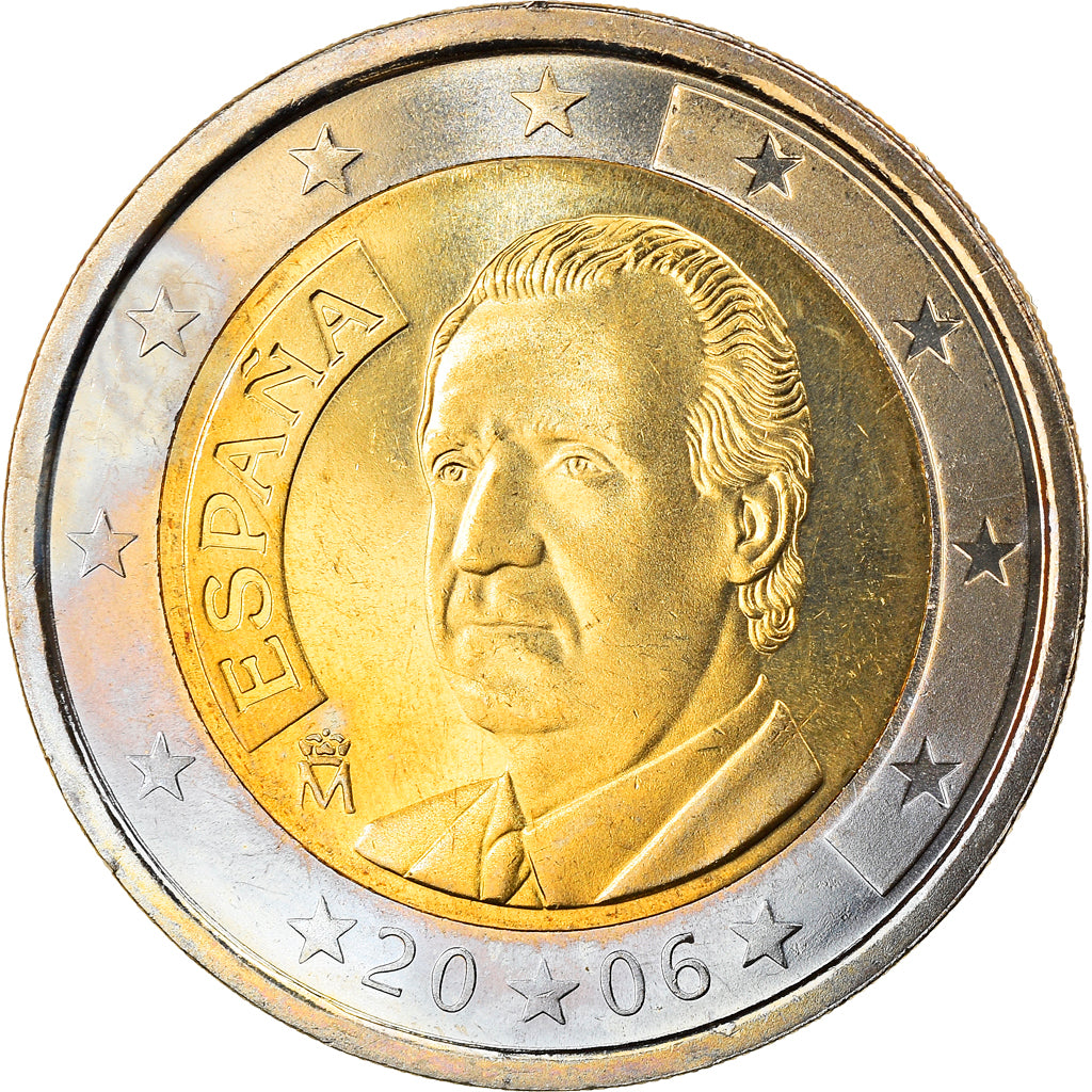 Spain, 2 Euro, 2006, Madrid, MS(63), Bi-Metallic, KM:1047