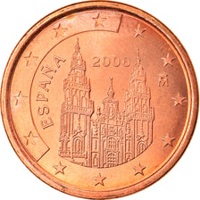 Espagne, 5 Euro Cent, 2006, Madrid, TTB+, Copper Plated Steel, KM:1042