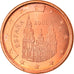 Spanje, 5 Euro Cent, 2006, Madrid, ZF+, Copper Plated Steel, KM:1042