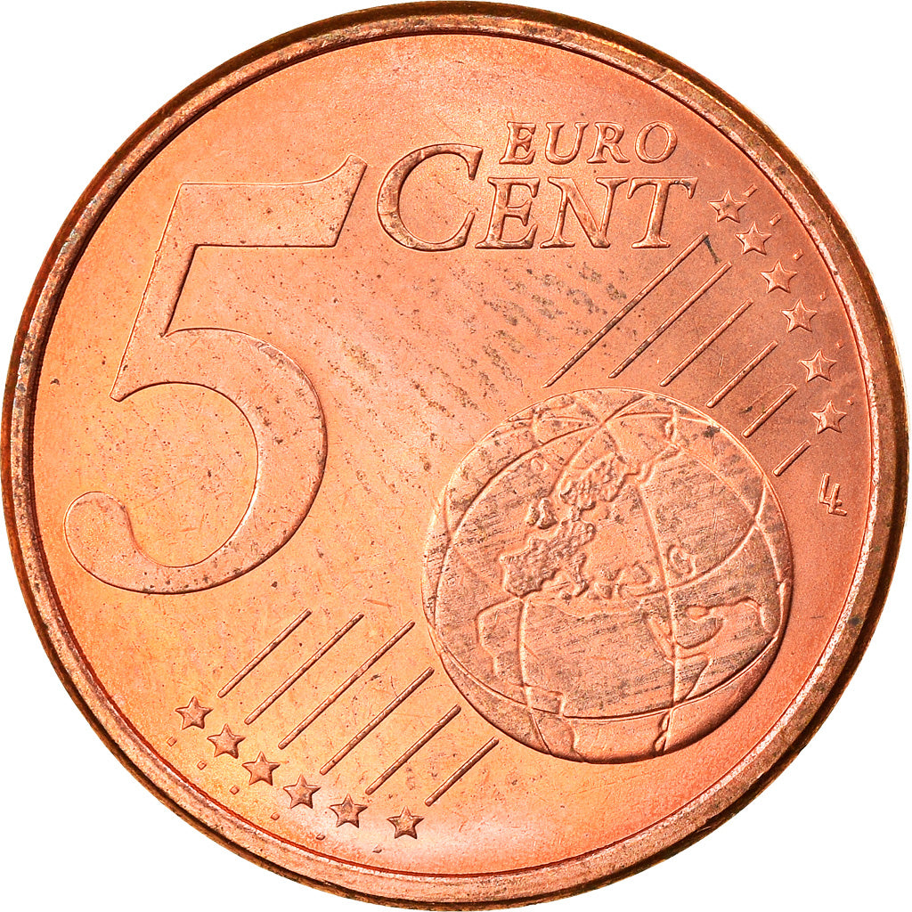 Spanje, 5 Euro Cent, 2006, Madrid, ZF+, Copper Plated Steel, KM:1042