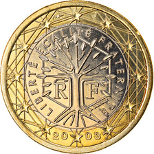 France, Euro, 2003, Paris, SPL, Bi-Metallic, Gadoury:7, KM:1288