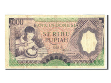 Indonesia, 1000 Rupiah, 1958, KM #62, VF(30-35), AQT