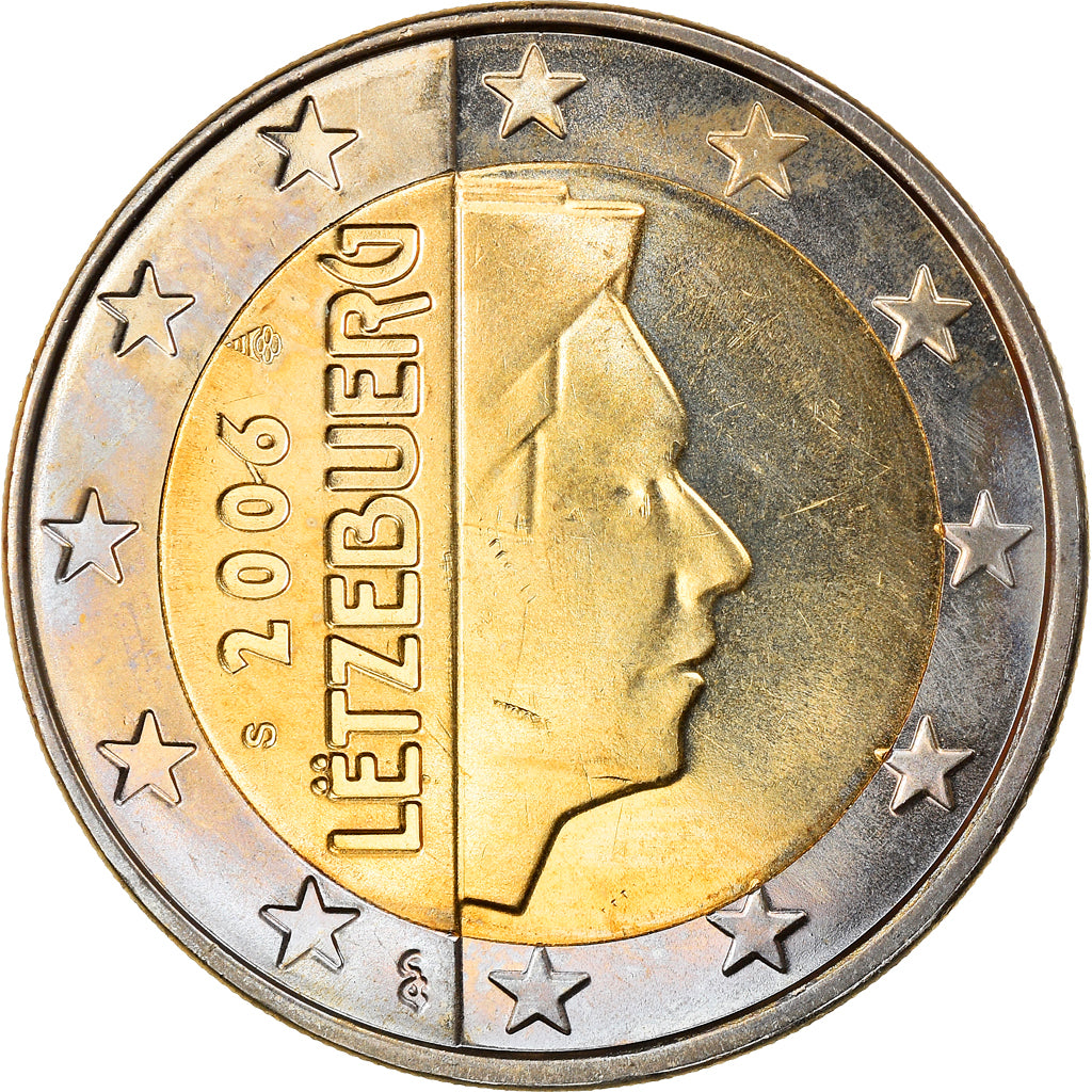 Luxembourg, 2 Euro, 2006, Utrecht, MS(63), Bi-Metallic, KM:82
