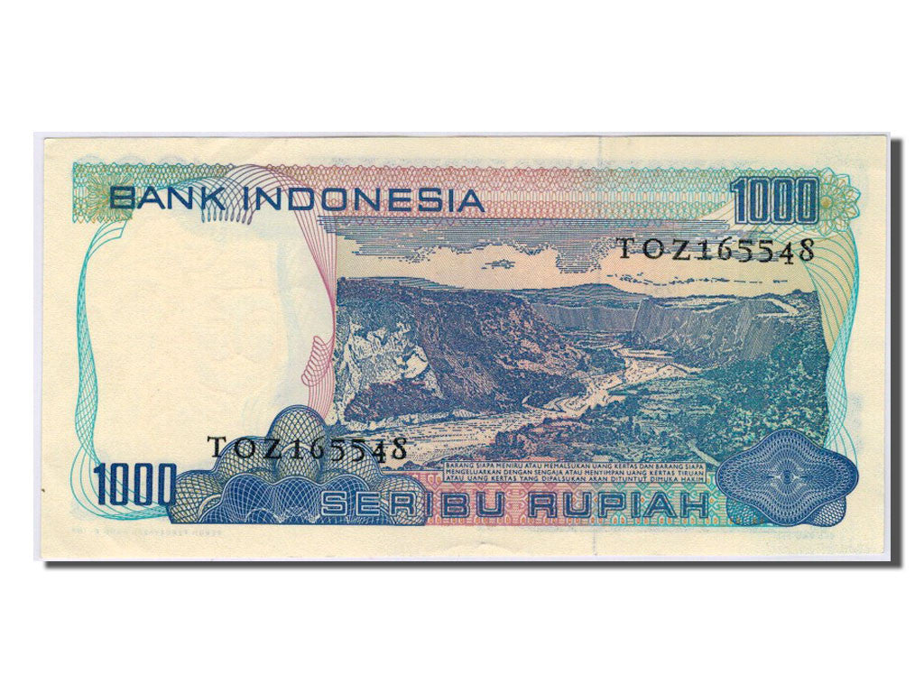 Banconote, Indonesia, 1000 Rupiah, 1980, SPL+