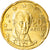 Grécia, 20 Euro Cent, 2006, Athens, AU(55-58), Latão, KM:185